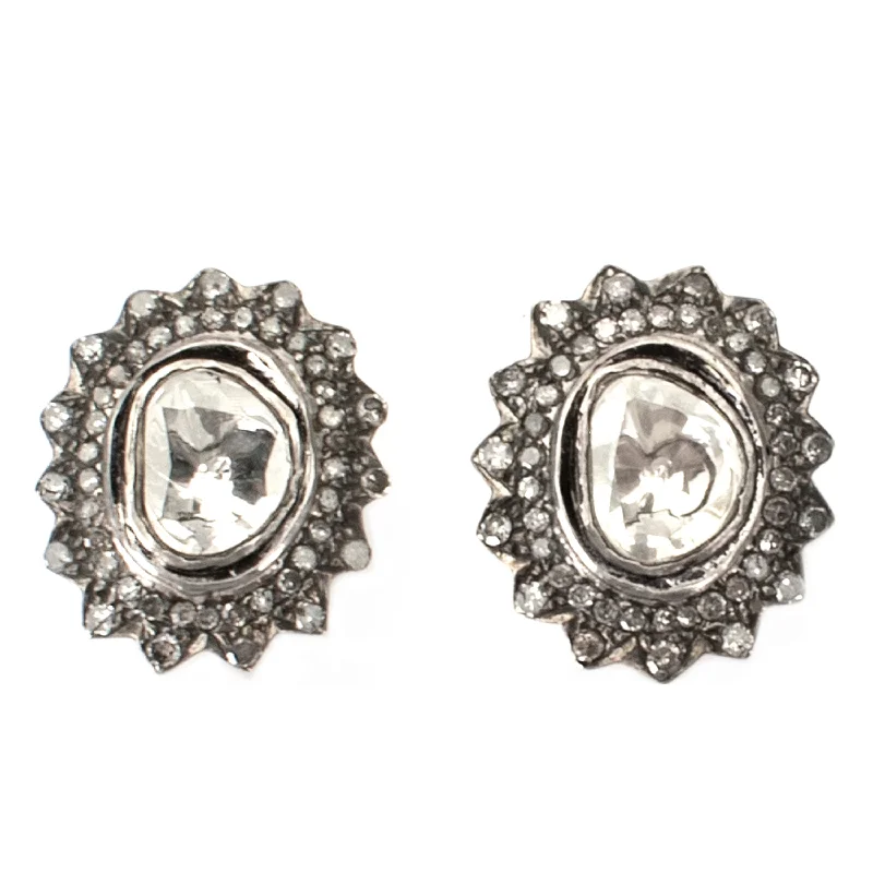 Women’s luxury diamond earrings-Diamond Studs