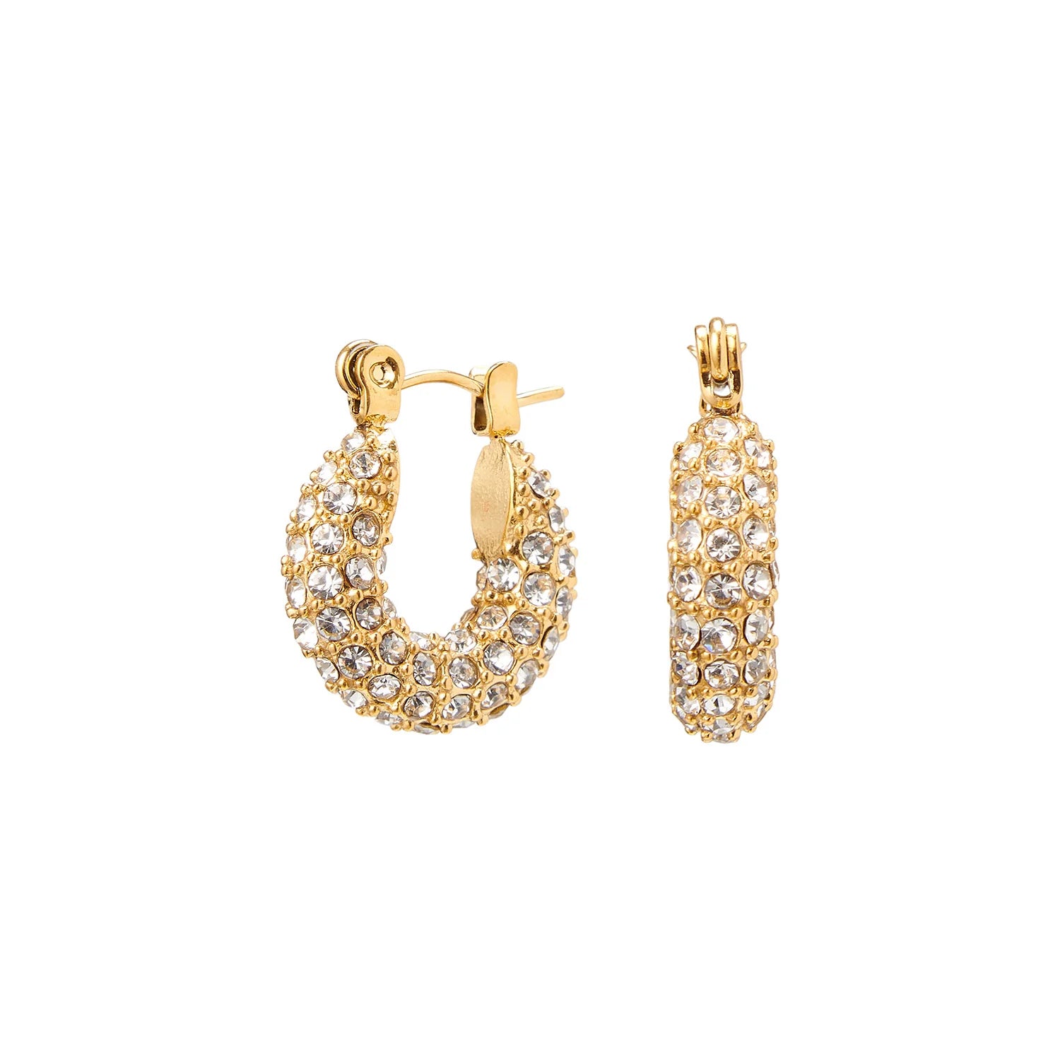 Women’s circular earrings-JOY HOOP EARRINGS