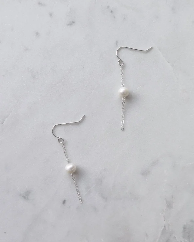 Women’s stud earrings-Freshwater Pearl Earrings