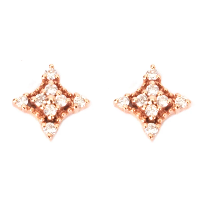 Women’s unique earrings-Diamond Studs