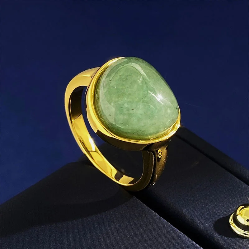 Women’s triple-stone ring-Wholesale Simple Style Geometric Copper Plating Artificial Gemstones Rings