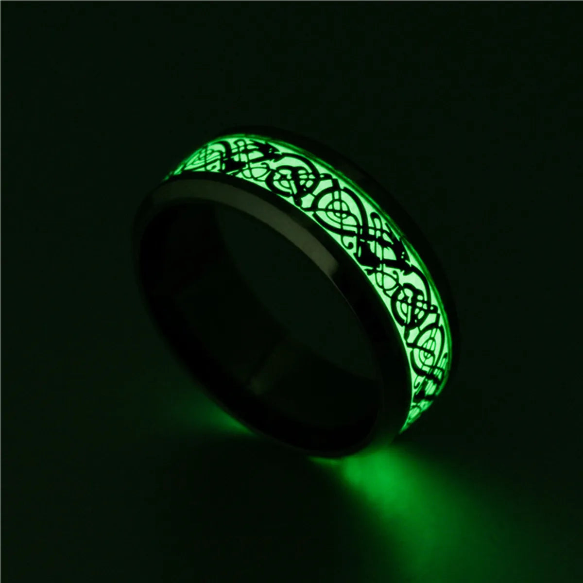 Women’s adjustable ring-New Luminous Fluorescence Pattern Dragon Ring