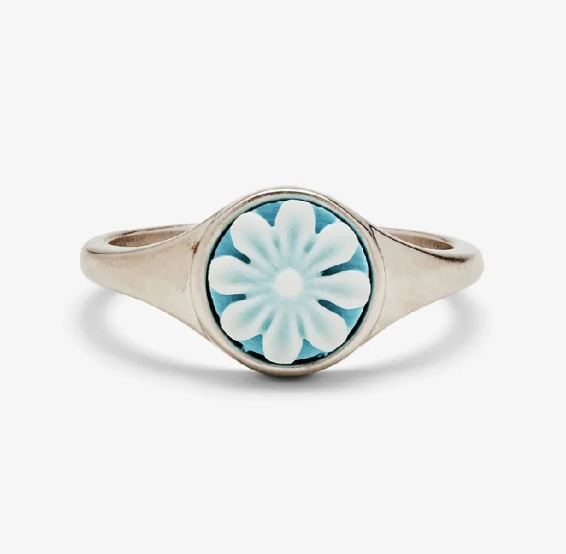 Women’s rose gold ring-Pura Vida Cameo Ring